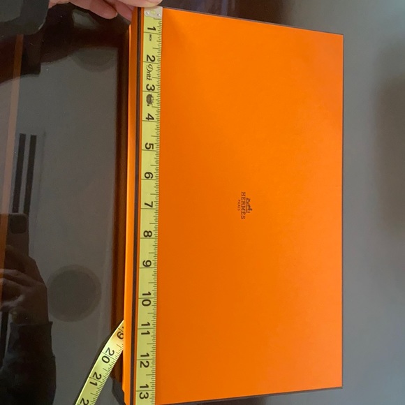 Hermès box with tissue paper ribbon& receipt card - Picture 2 of 4